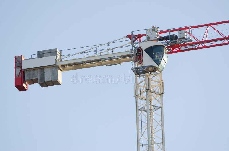 The counterweight and tower crane operator s cab