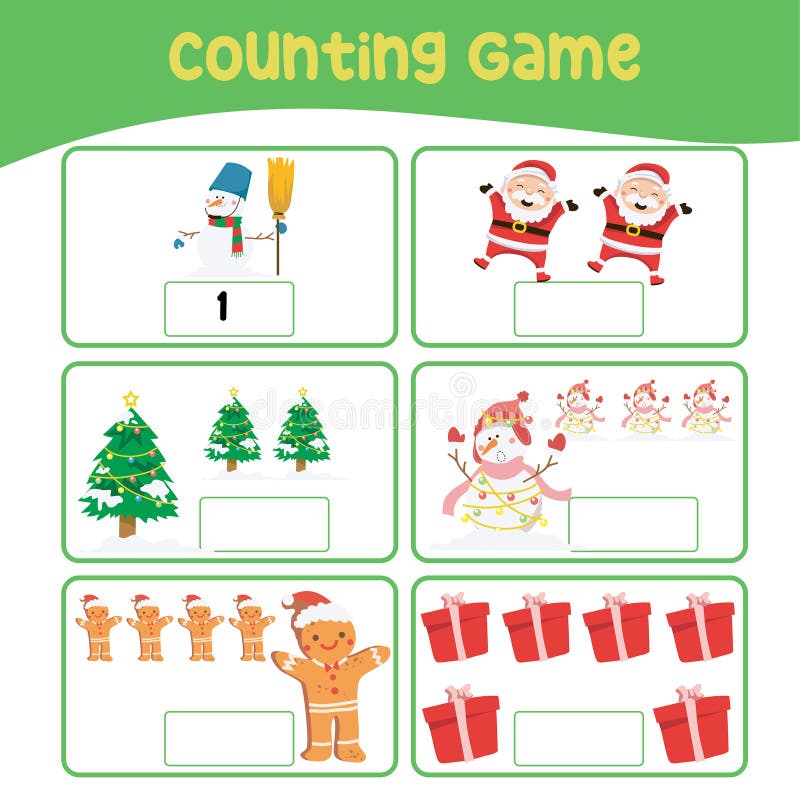 313 Counting Game vector illustration