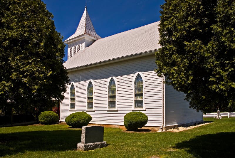 Old, well-kept country church