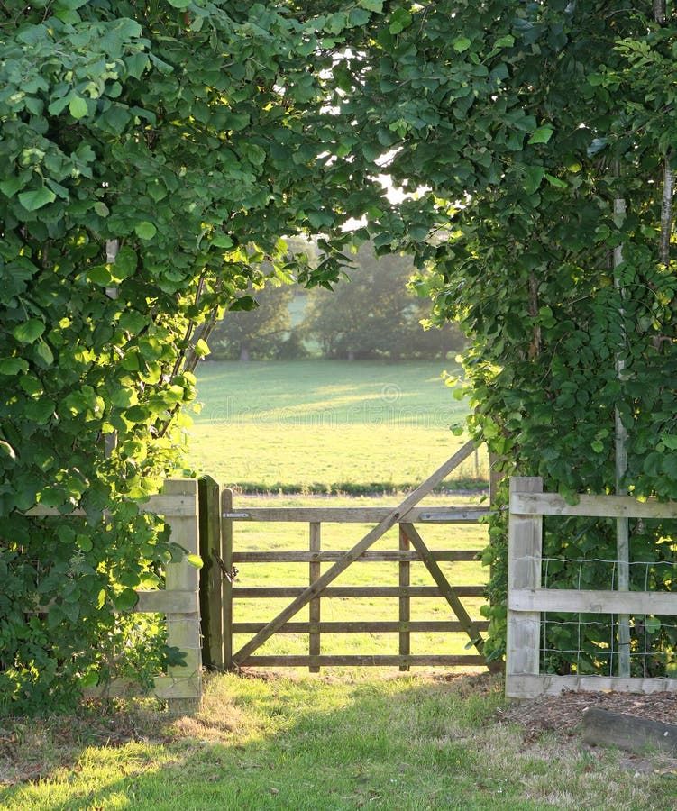 Country Gate stock photo. Image of idyllic, scene, agriculture - 966690