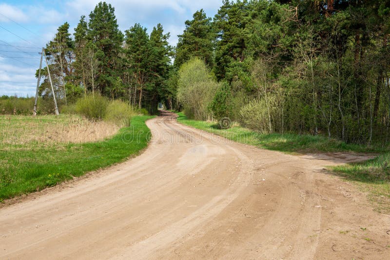 gravel road gravel road