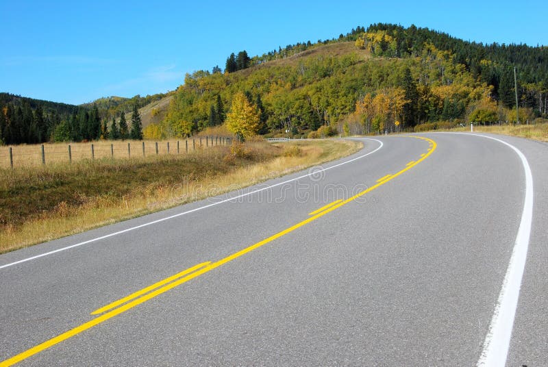 Country Highway in Canada