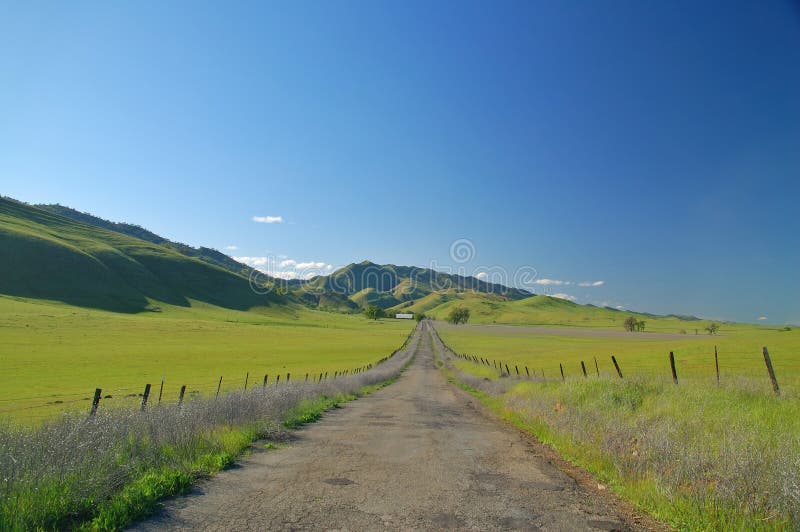Country Road stock image. Image of farm, little, farmland 601007