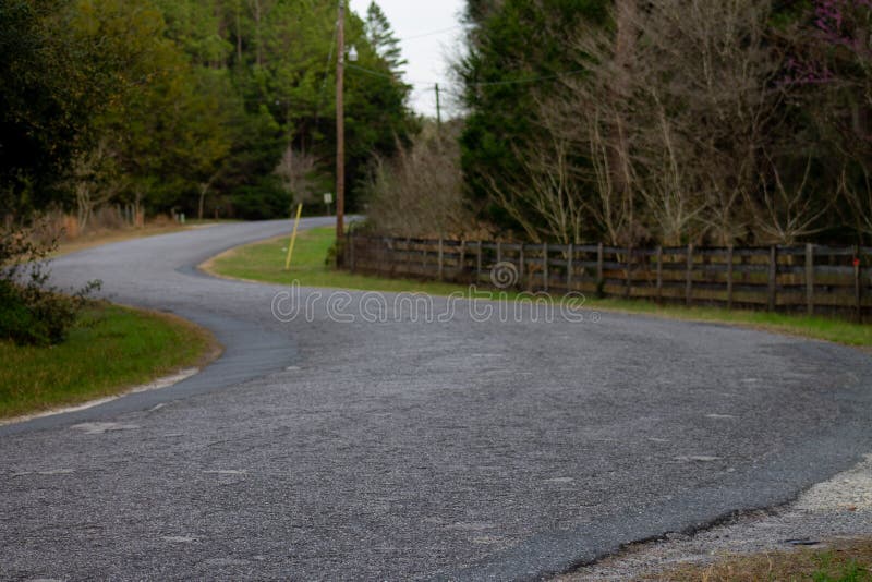 Country Road S curve royalty free stock image Country Road S curve royalty free stock image