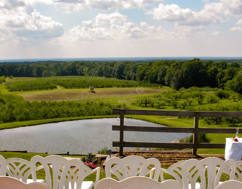 This is a picture from a country club in Ohio where my friend was getting married. The landscape there was amazing. The lake with the trees in the background just accent this scene beautifully. This is a picture from a country club in Ohio where my friend was getting married. The landscape there was amazing. The lake with the trees in the background just accent this scene beautifully.