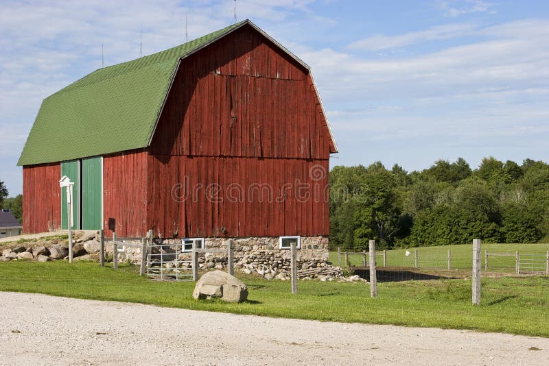 Countryside Barn royalty free stock photos