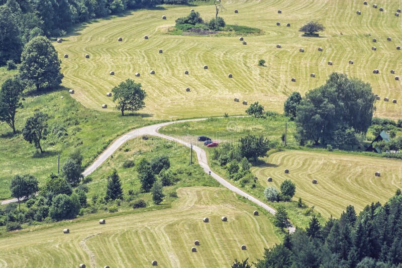 Countryside from Hrb hill, Vepor, Slovakia