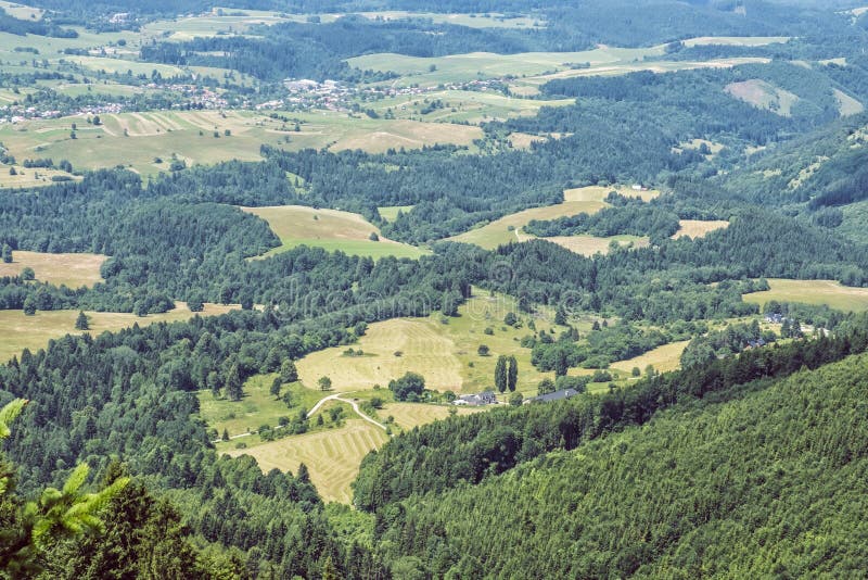 Countryside from Hrb hill, Vepor, Slovakia