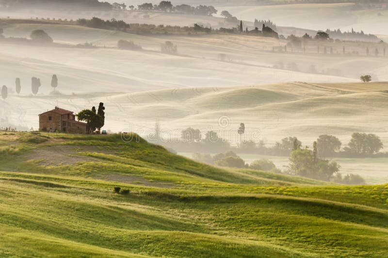 Countryside in Tuscany, Italy stock photography Countryside in Tuscany, Italy stock photography