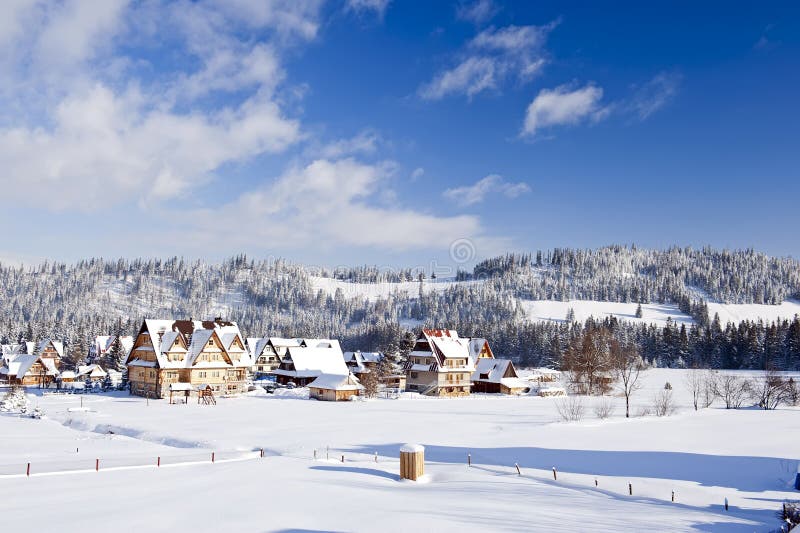 Countryside in wintertime