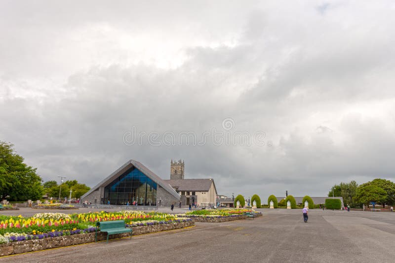 Coup, Mayo, Irlande ` S Marian Shrine national de l'Irlande dans Co Mayo, visité par plus de 1 5 millions de personnes tous les a image stock Coup, Mayo, Irlande ` S Marian Shrine national de l'Irlande dans Co Mayo, visité par plus de 1 5 millions de personnes tous les a image stock