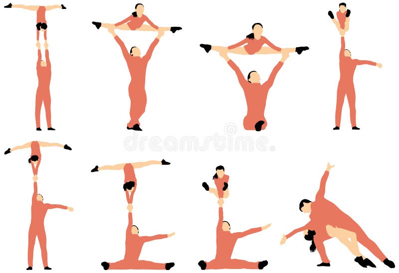 Joga Poses stock illustration. Illustration of sensuous - 4356696