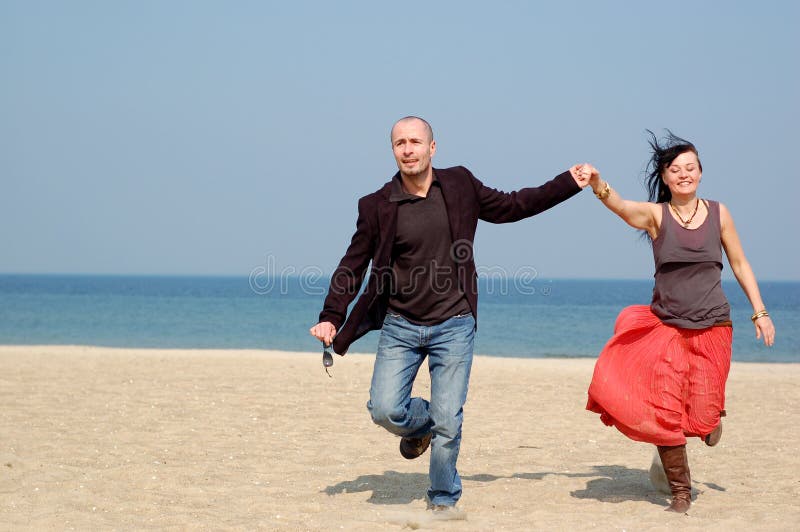 couple on the beach