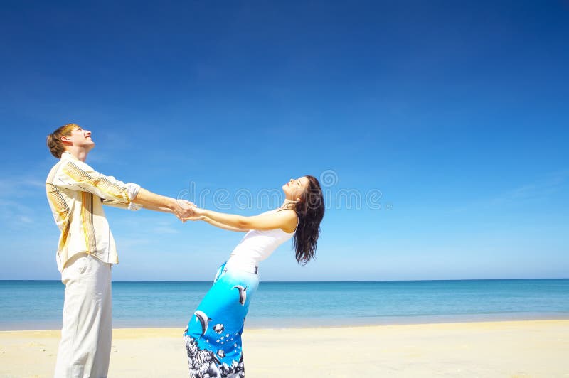 Couple on beach