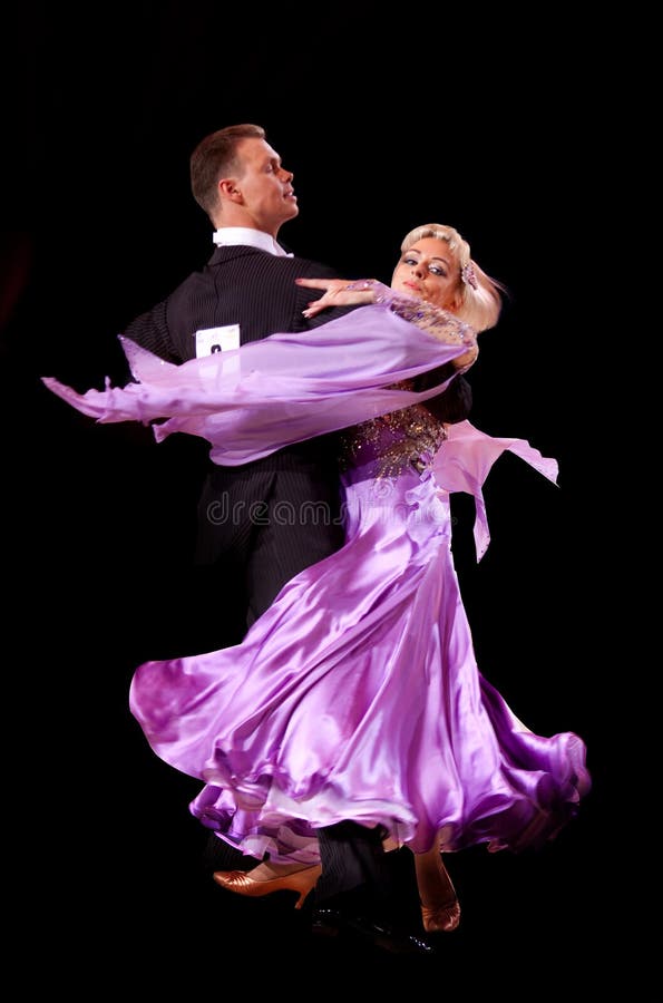 Premium Photo | Ballroom dance couple in a dance pose isolated on white