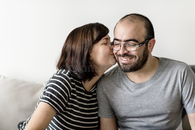 Couple having a romantic and happy time together royalty free stock photos