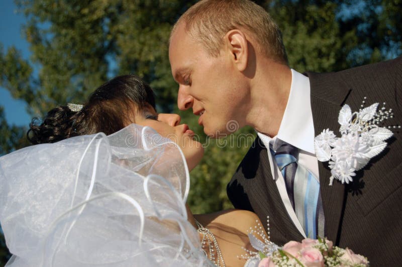 Couple kissing