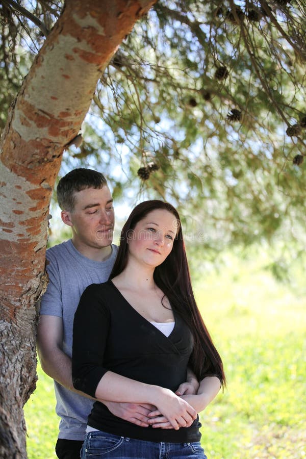 Cute Brunette Couple stock image. Image of caucasian - 22733495