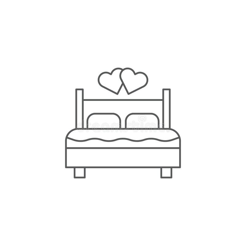 Couple making love bed vector icon symbol isolated on white background vector illustration Couple making love bed vector icon symbol isolated on white background vector illustration