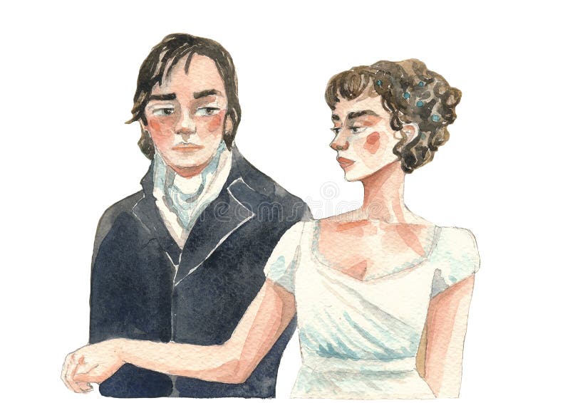Sketch attempting a kind of Pride and Prejudice crossover P  Made in  Krita using two different scenes from the series and the movie as a  reference  rkrita