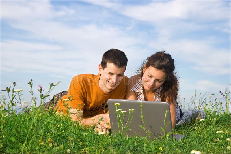 Couple is nature