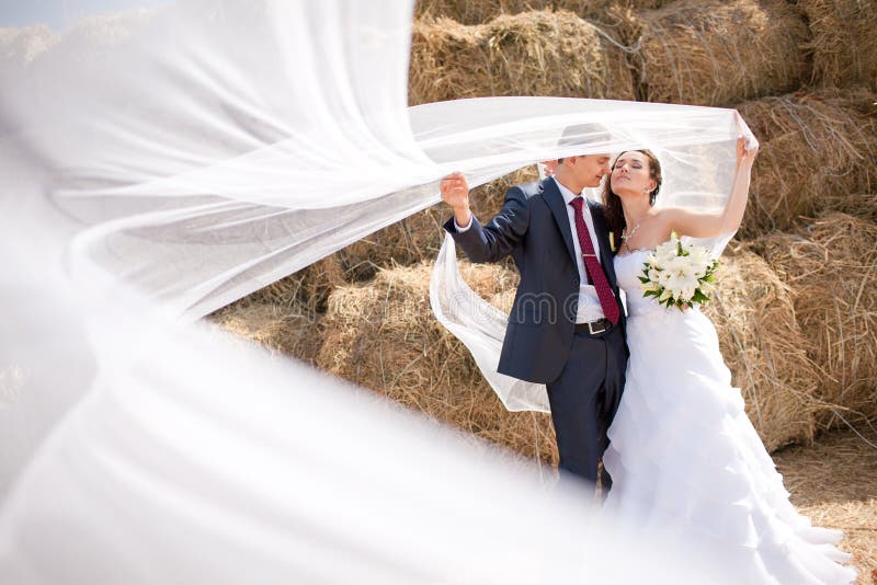 Couple near the hay