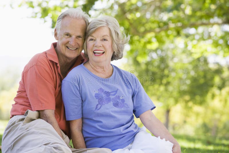 couple park relaxing senior couple park relaxing senior