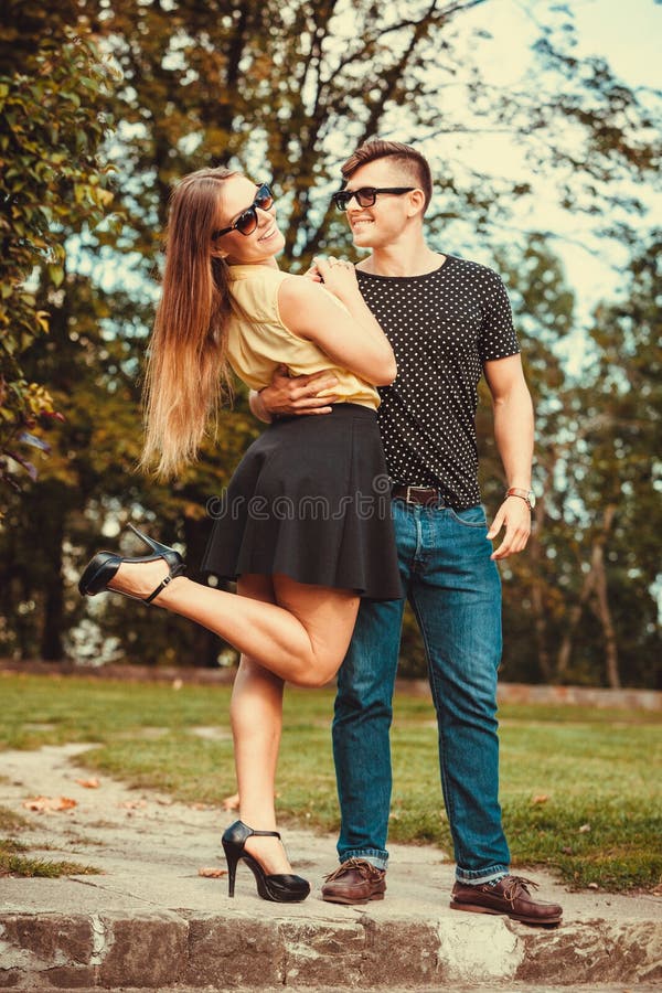 Adult Teenagers Boyfriend Girlfriend Hugging Each Stock Photo 1071335918 |  Shutterstock