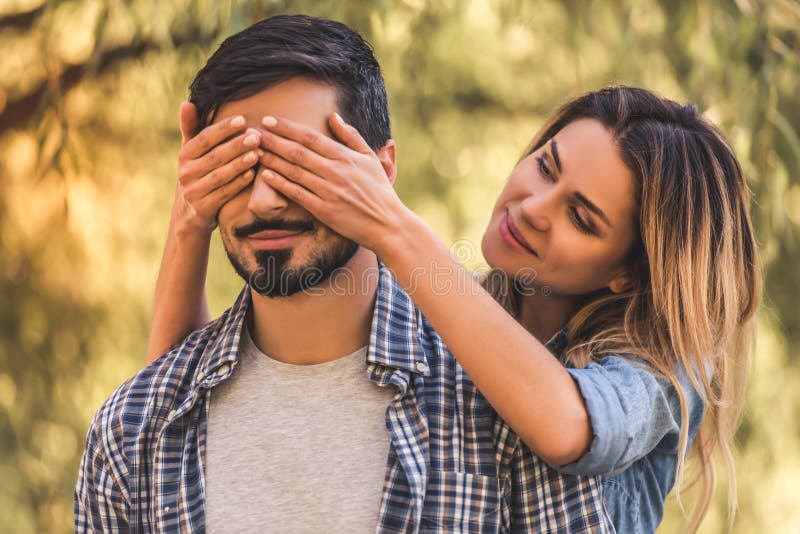 Couple resting in park stock photography Couple resting in park stock photography