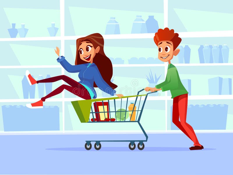 People with Shopping Carts Vector Cartoon Illustration of Family of Man and Pregnant Woman with Children in Supermarket Stock Vector - Illustration of consumer, cartoon: 114024106 People with Shopping Carts Vector Cartoon Illustration of Family of Man and Pregnant Woman with Children in Supermarket Stock Vector - Illustration of consumer, cartoon: 114024106
