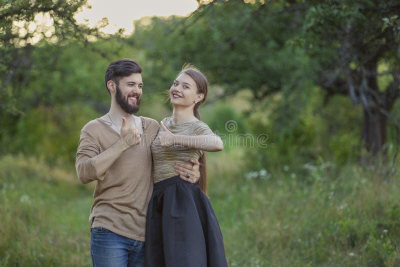 Couple Showing A Gesture That Everything Is Fine Stock Image Image Of Arab Positive 248105341