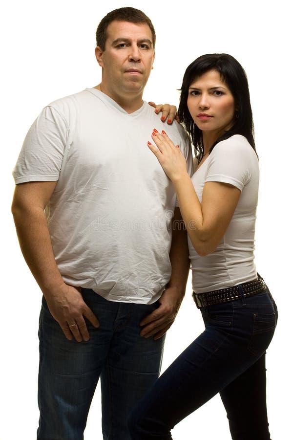 Couple - strong man and woman