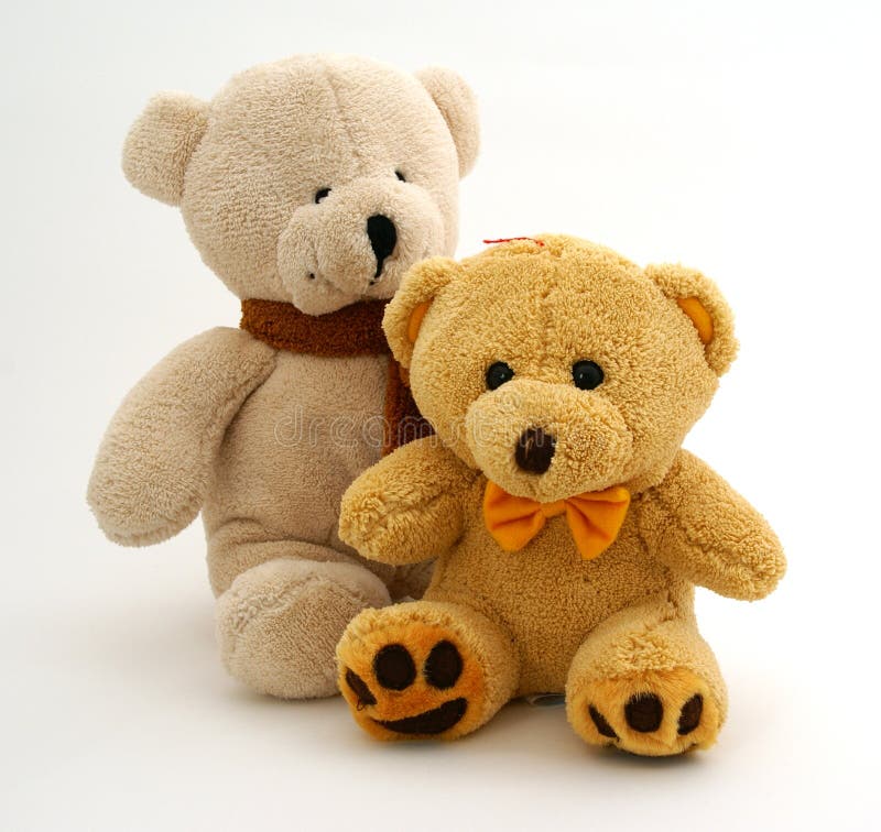 Couple of Teddy bears stock image. Image of fluffy, pair 2816625