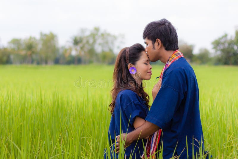 Couple Thai farmer