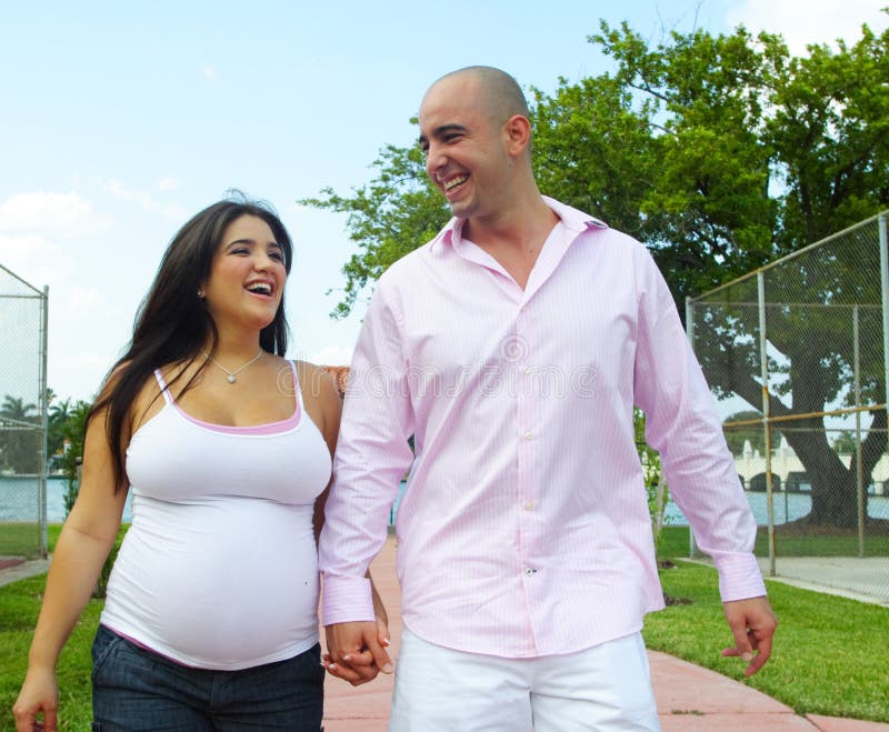 Couple Walking and Talking