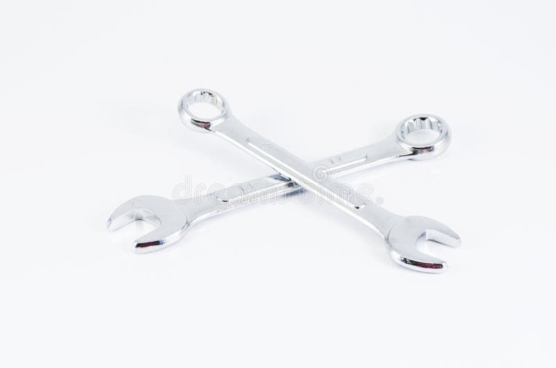 Couple of wrenchs stock image