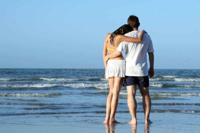 Couples At The Beach Stock Image Image Of Relationship 8700595