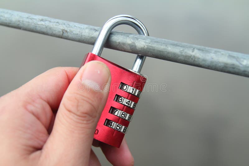 Couples Bridges, Locks on the Bridge Railing. Stock Photo Image of