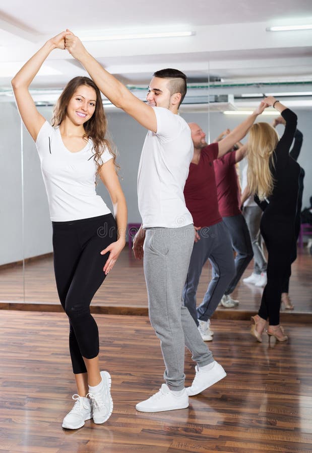 Couples Enjoying of Partner Dance Stock Photo - Image of lesson, forro