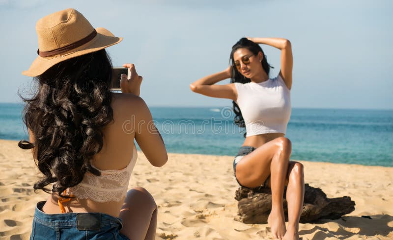 Lesbians At The Beach