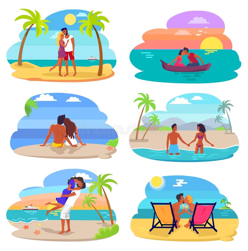 Couple Sunset Line Pencil Drawing Vector. Love Man, Woman Happy, Romance  Beach, Romantic Summer, Together Two Silhouette Couple Sunset Character.  People Illustration Royalty Free SVG, Cliparts, Vectors, and Stock  Illustration. Image 198213629.