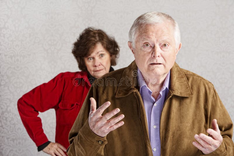 Couples se querellants photo stock Couples se querellants photo stock