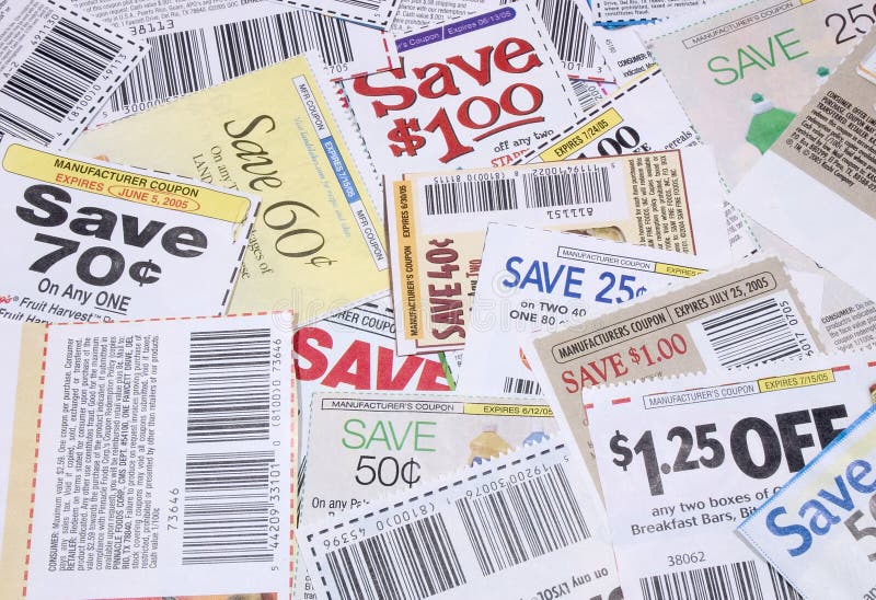 Coupons stock image. Image of save, cheap, cutting, shopping - 148549