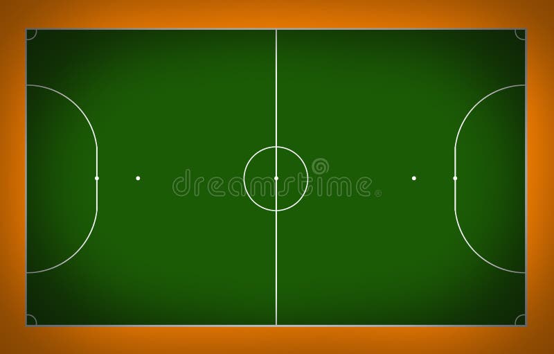 Cour de Futsal illustration stock. Illustration du futsal 40704564