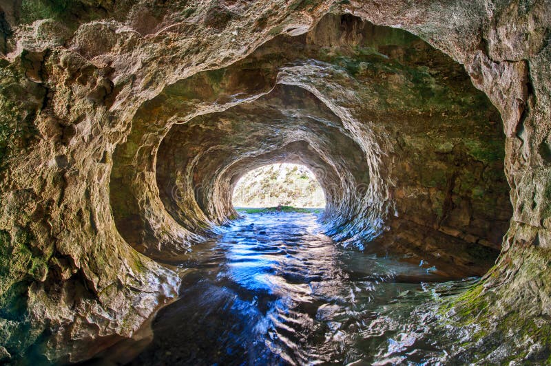 Cave Stream scenic reserve near Arthur's Pass, New Zealand. HDR image. Cave Stream scenic reserve near Arthur's Pass, New Zealand. HDR image