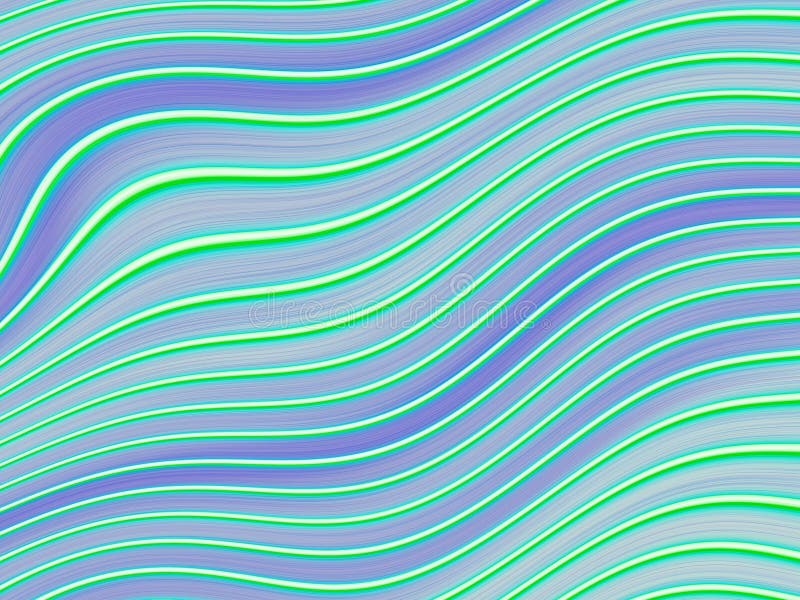 Courbes bleues ondulées illustration stock