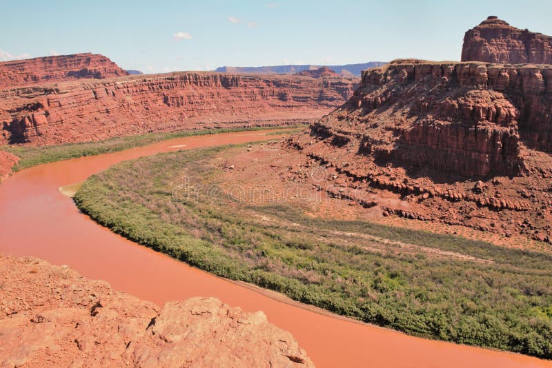 Colorado River bend at Thelma and Louise point near Canyonlands National Park. Photo taken on September 10th with Nikon camera. Colorado River bend at Thelma and Louise point near Canyonlands National Park. Photo taken on September 10th with Nikon camera.