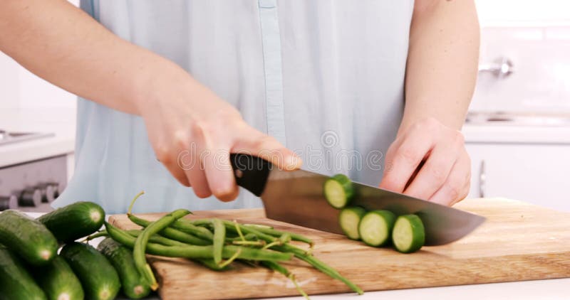 Courgette de coupe de femme