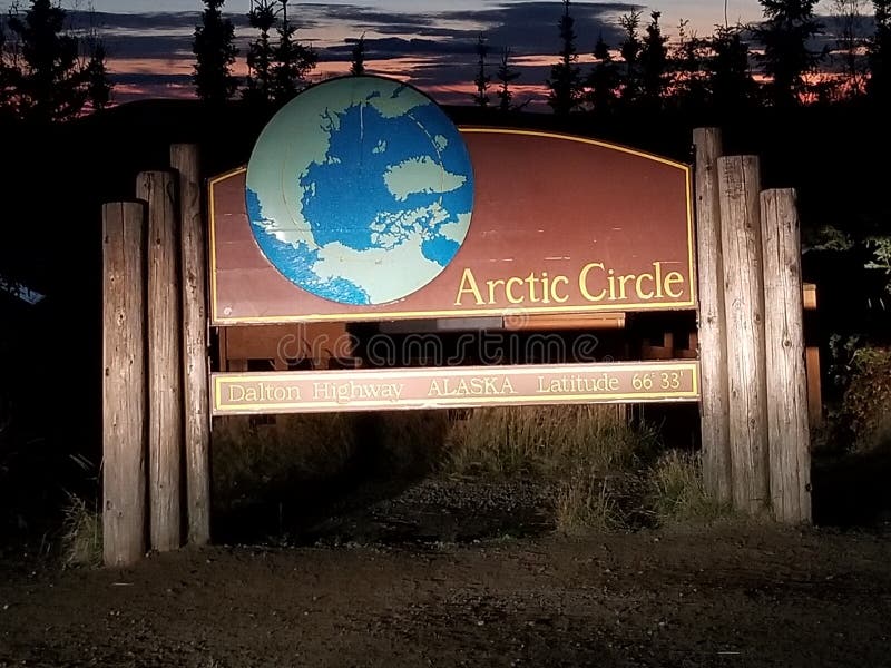 Courrier de cercle arctique image libre de droits Courrier de cercle arctique image libre de droits