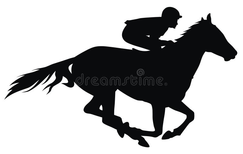 Course de chevaux illustration de vecteur Course de chevaux illustration de vecteur